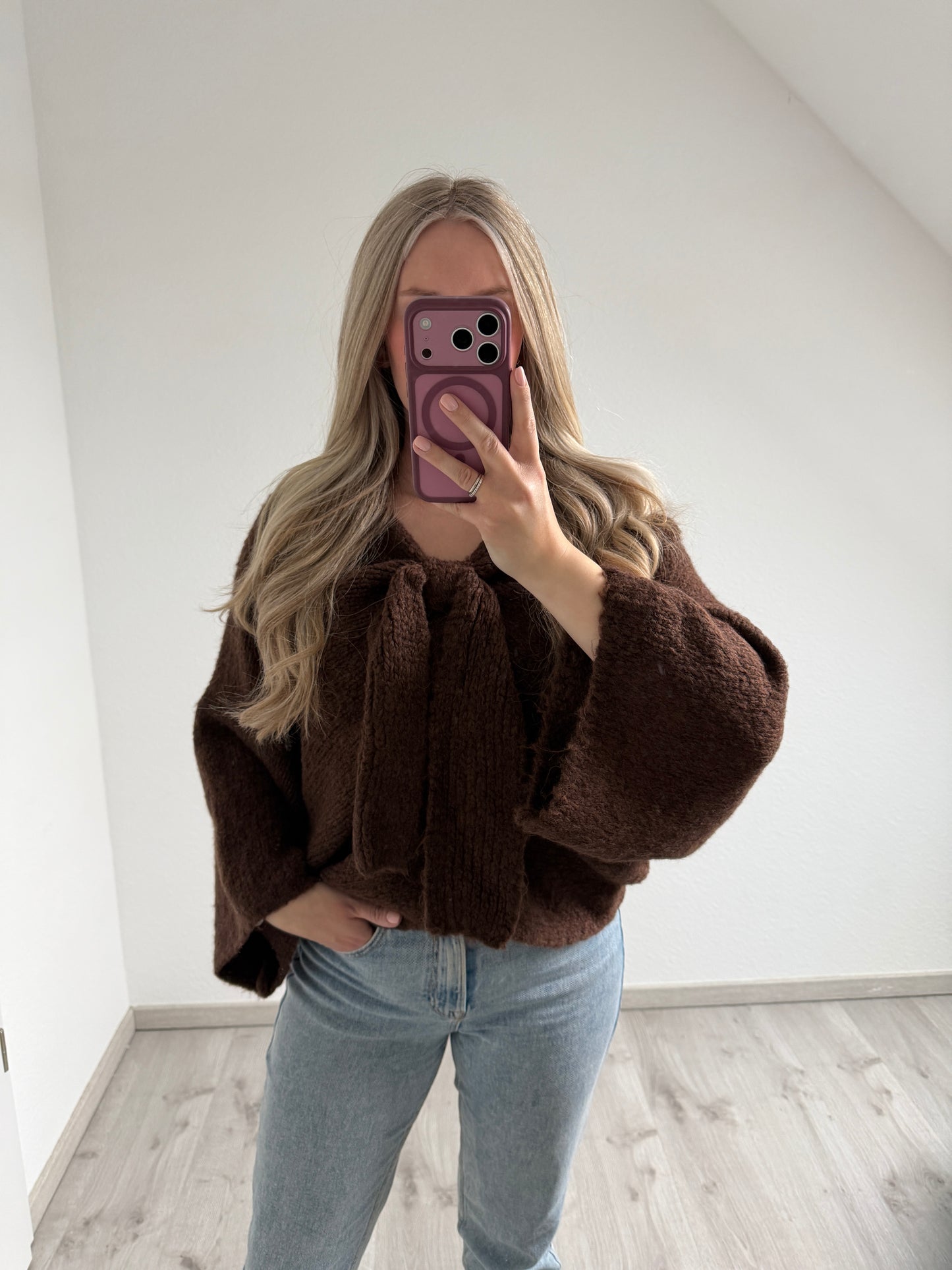 Schleifenpullover (versch. Farben)