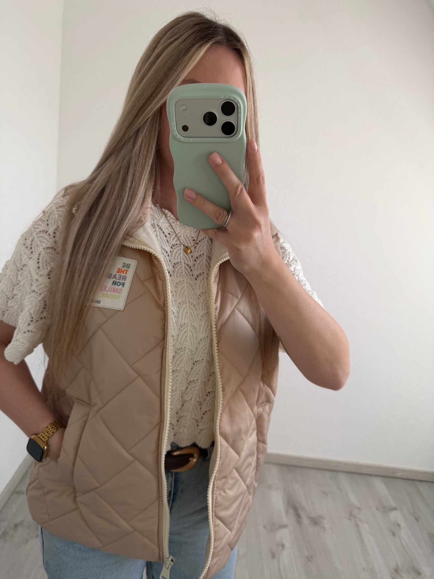 Steppweste Smile (versch. Farben)