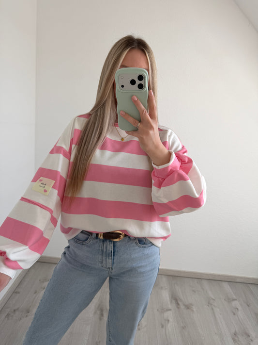 Streifensweater „Hi Lover“