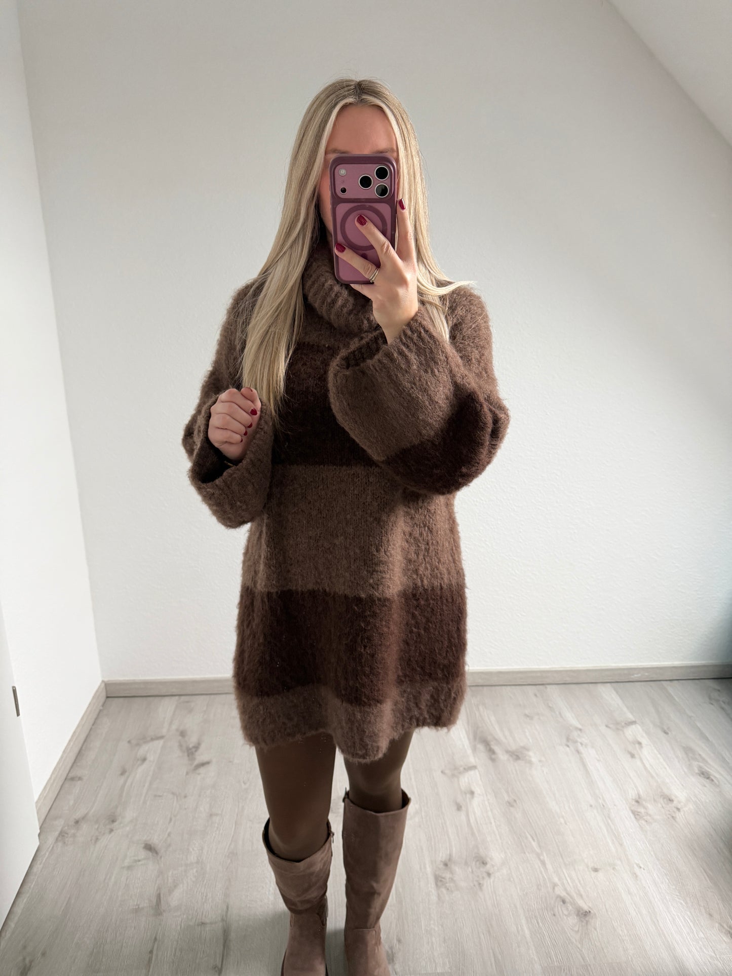 Strickkleid Flauschi Stripes