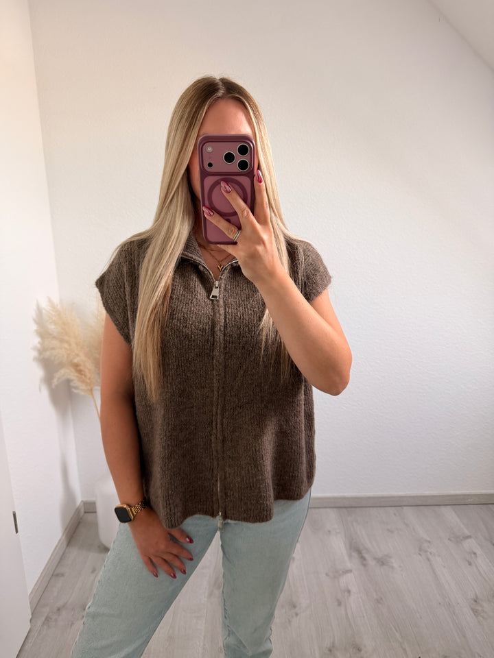 ZIPPER STRICKWESTE