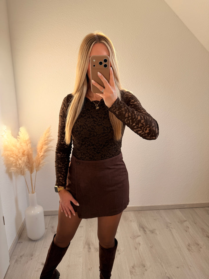 SKORT AUS WILDLEDERIMITAT