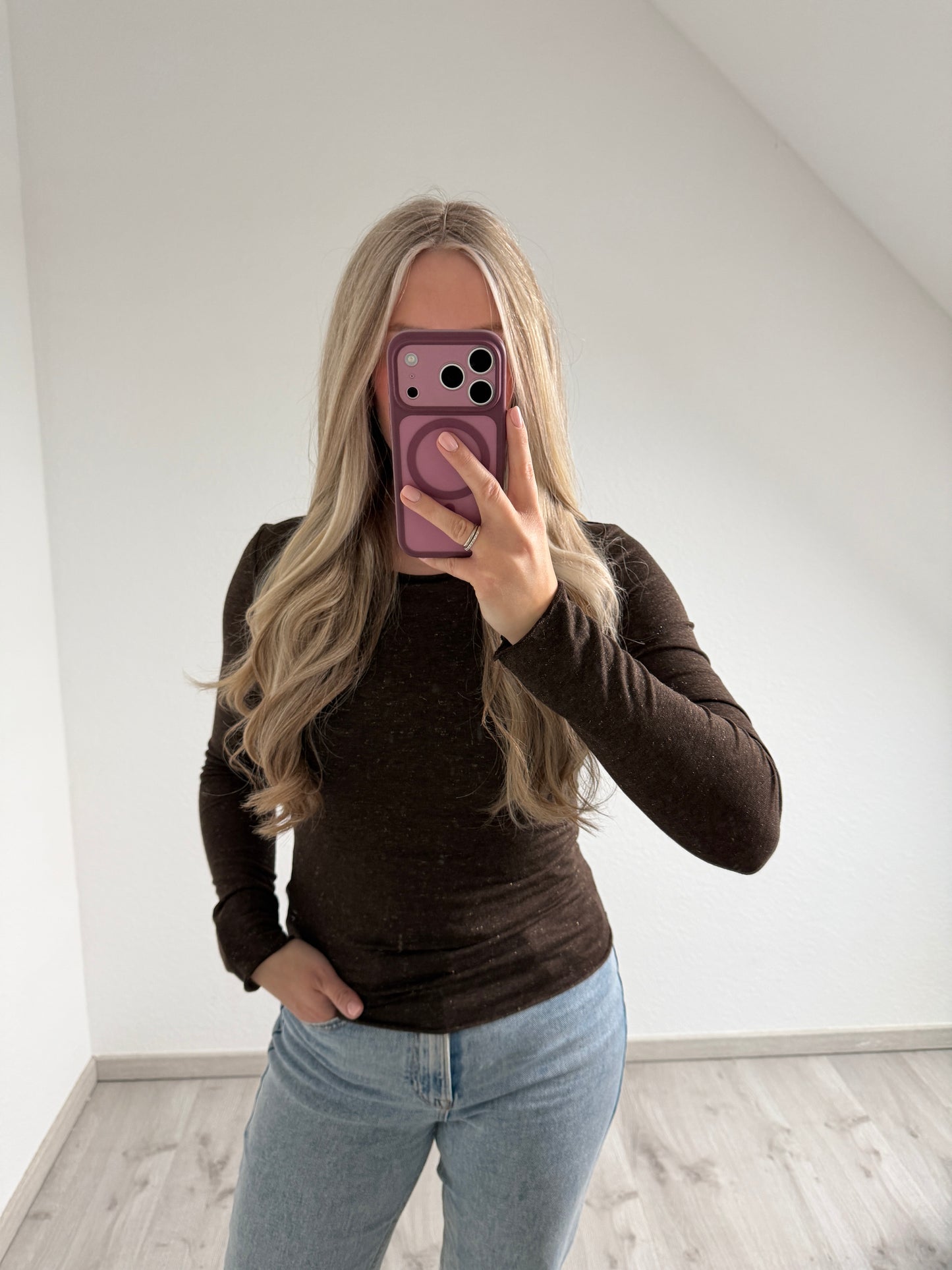 Glitzershirt (versch. Farben)