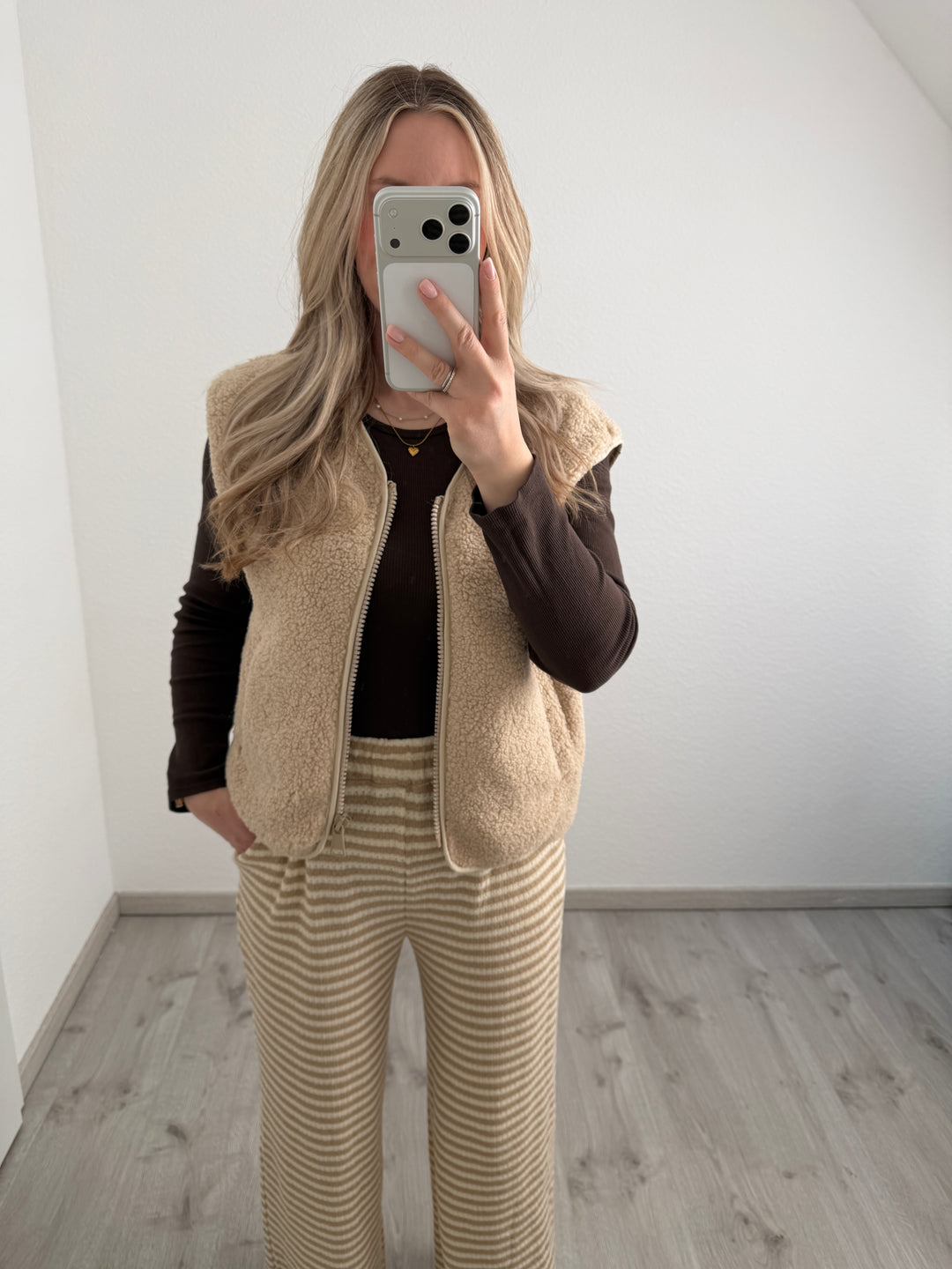 Streifenstrickhose (versch. Farben)