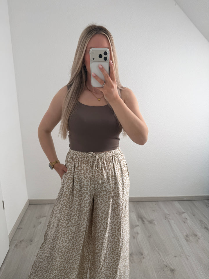 SILKY HOSE MIT LEOPRINT 2.0