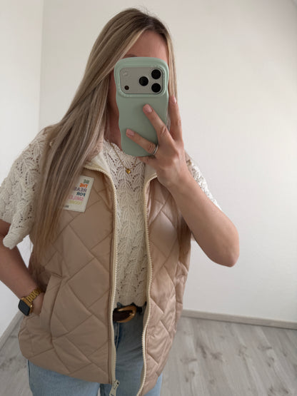 Steppweste Smile (versch. Farben)