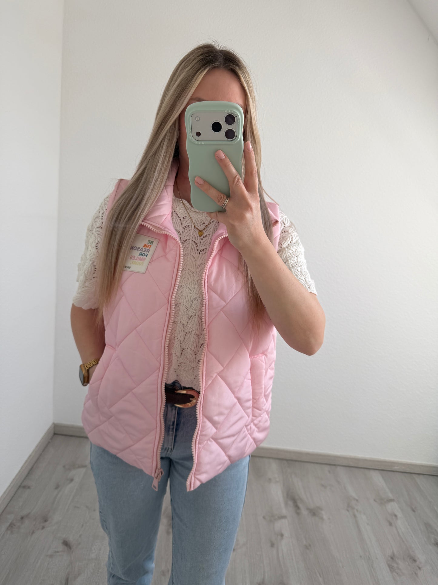 Steppweste Smile (versch. Farben)