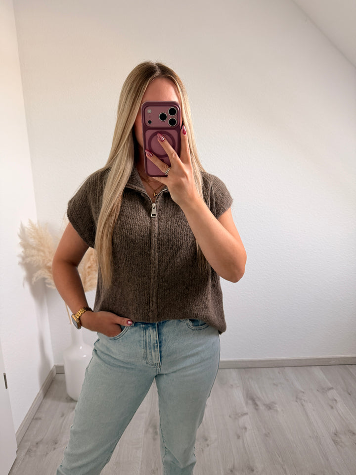 ZIPPER STRICKWESTE