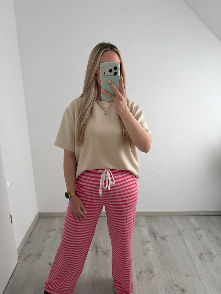 LANGE STREIFENSWEATHOSE