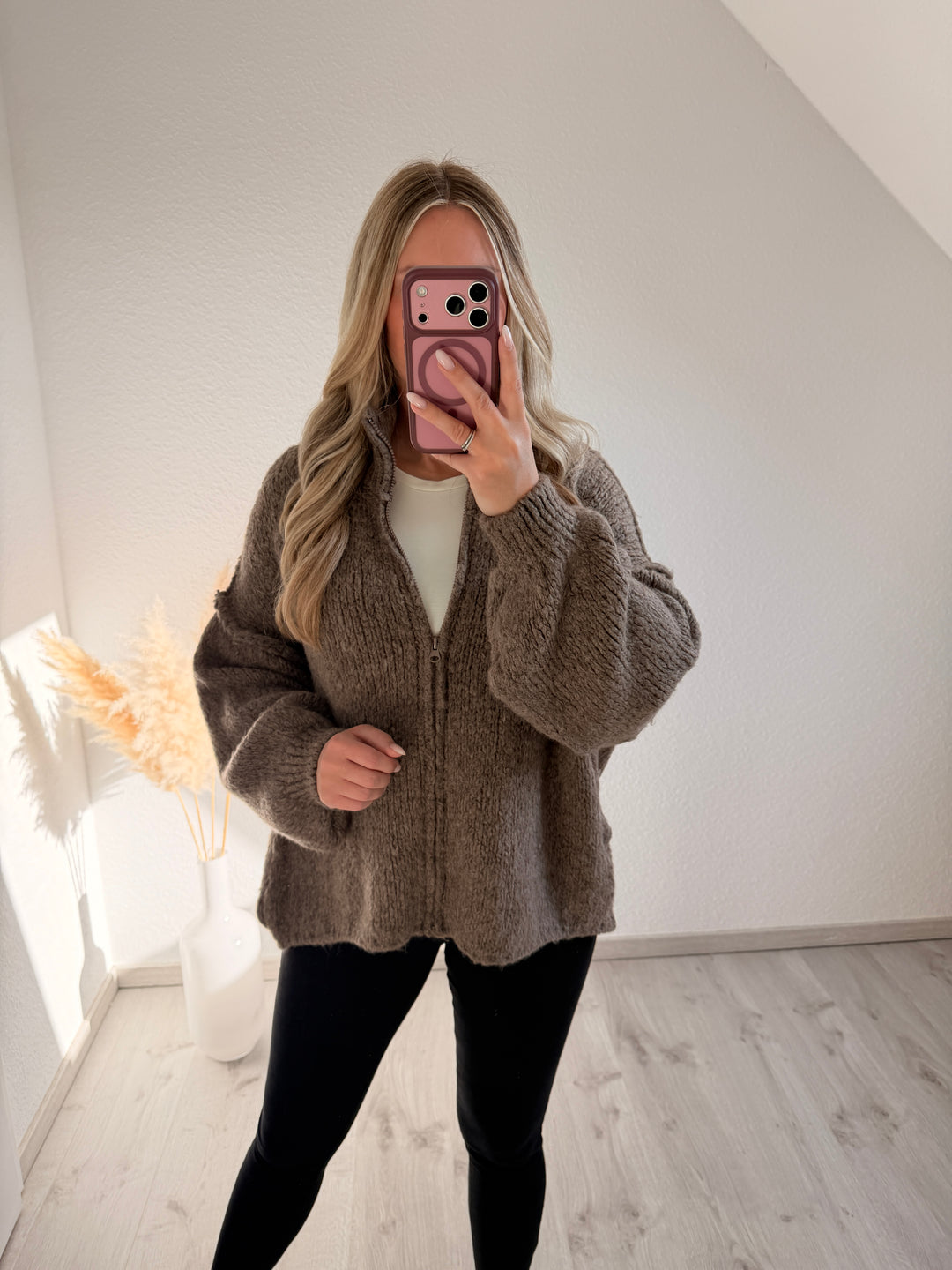 ZIPPERSTRICKJACKE MARA