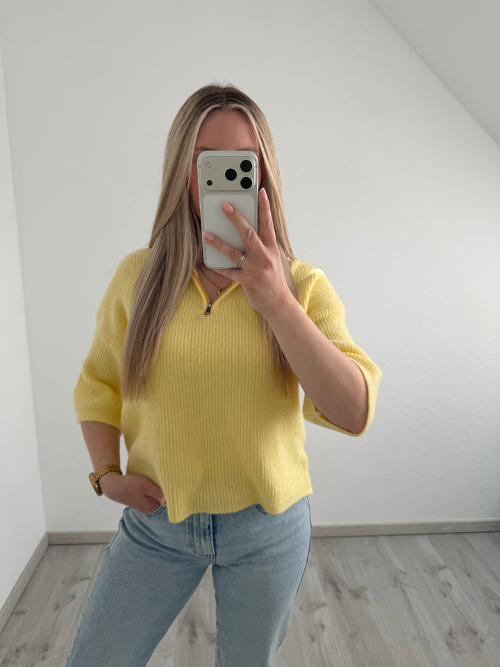 ZIPPER KURZARMSHIRT