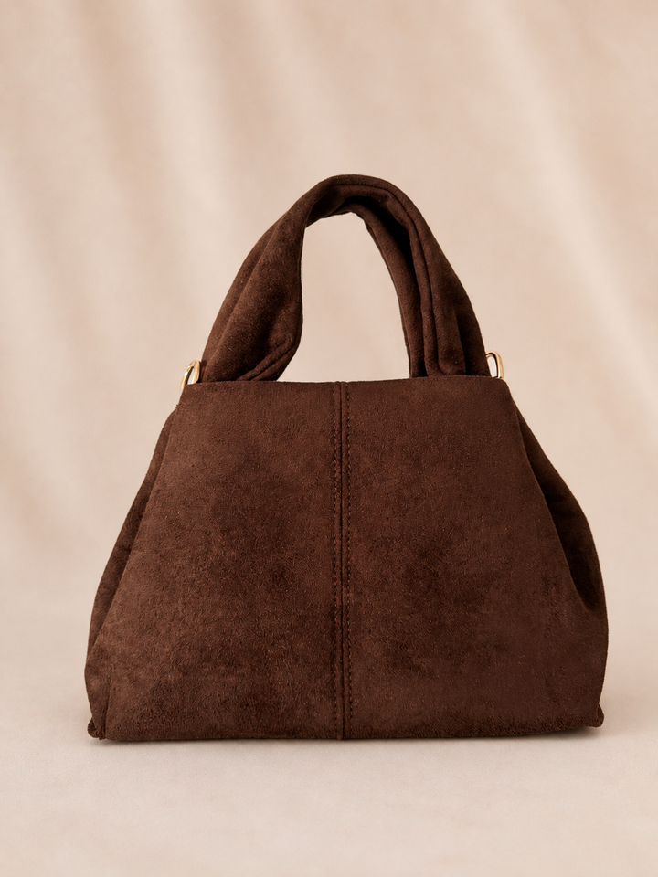 KLEINE TASCHE AUS WILDLEDERIMITAT
