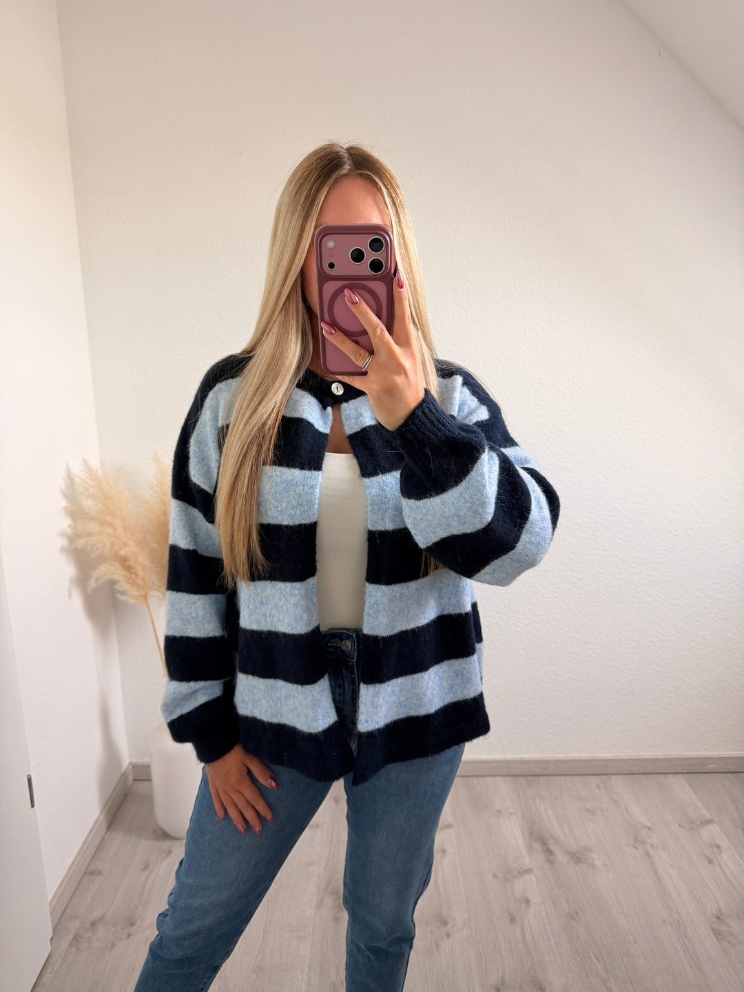 GESTREIFTER CARDIGAN LORENA