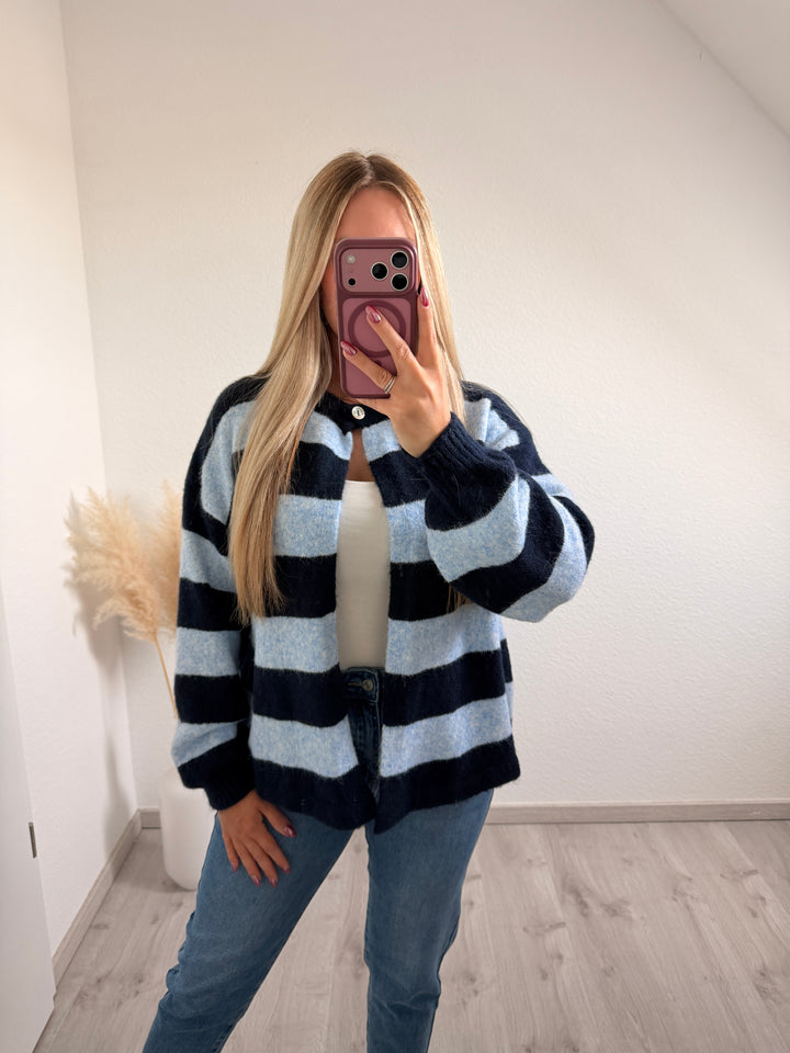 GESTREIFTER CARDIGAN LORENA