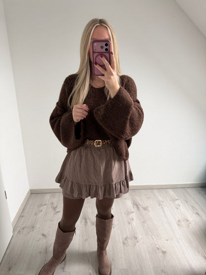 Cordvoilanthosenrock mit Leogürtel