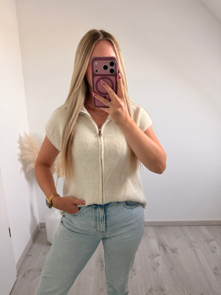 ZIPPER STRICKWESTE
