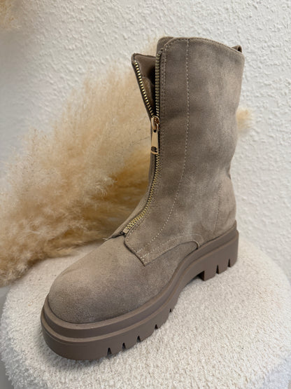 Boots mit Reißverschluss